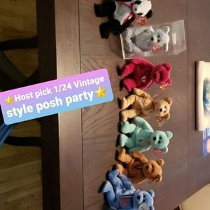 🎉⭐HP Beanie baby bears